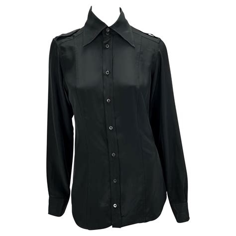 gucci black dress epaulettes